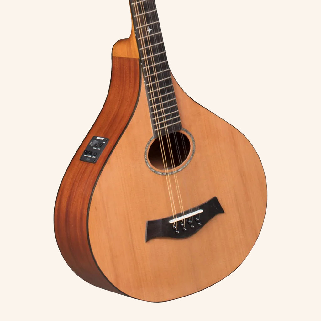 Heartland Irish Bouzouki Deluxe Sapele with EQ, Cedar Top