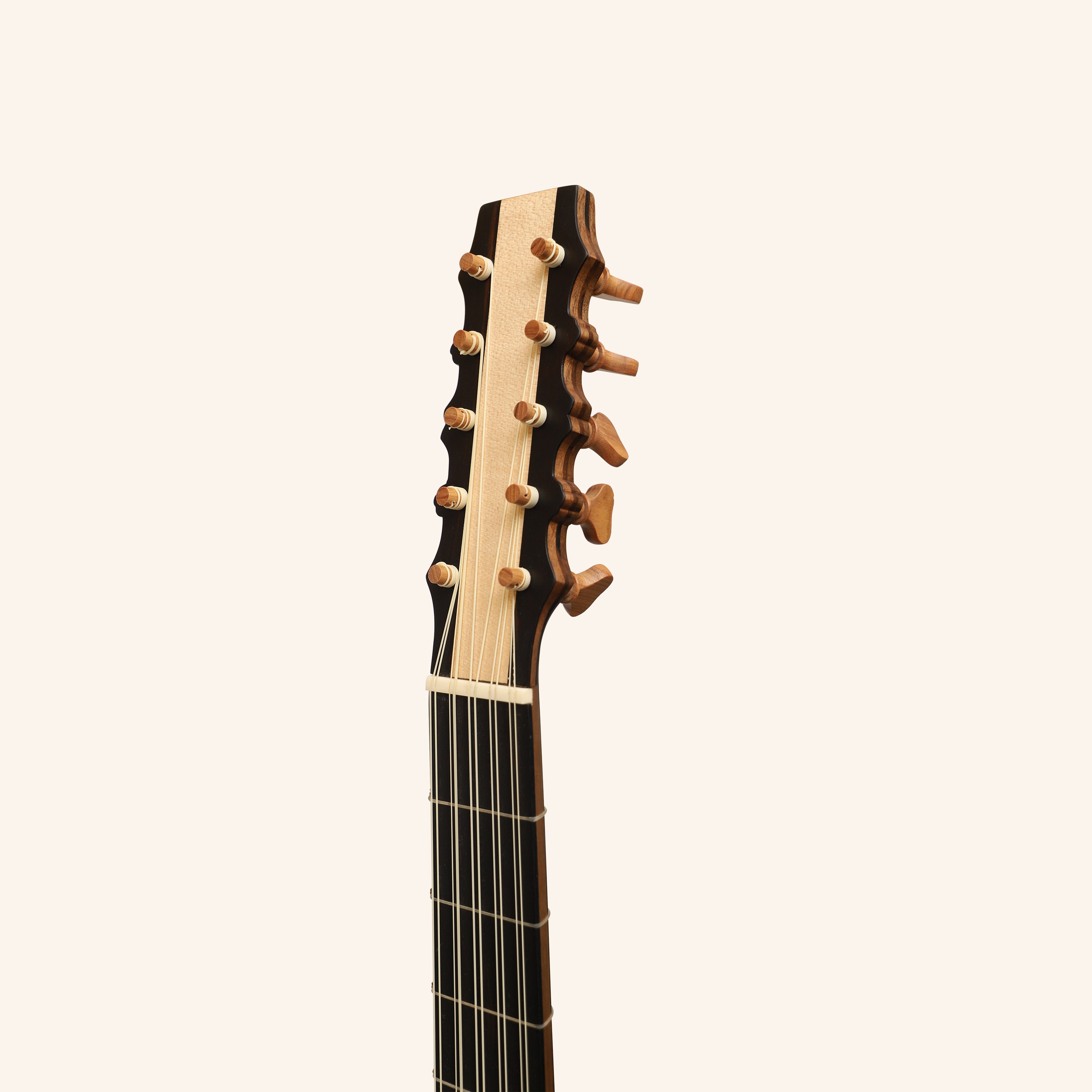 Heartland Sellas Baroque Guitar 5 Course Variegated Walnut Ebony