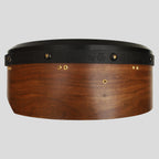 Muzikkon 16"X6" Heartland Tunable Irish Bodhran Drum Deep Rim with T-BAR & Taped Finish Deep Tune, Celtic Irish Bodhran