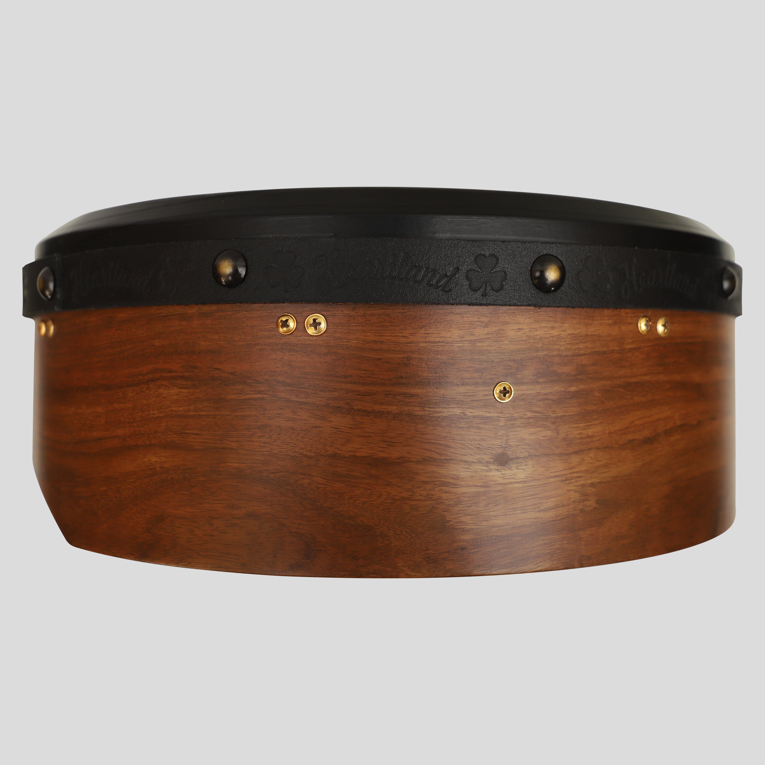 Muzikkon 16"X6" Heartland Tunable Irish Bodhran Drum Deep Rim with T-BAR & Taped Finish Deep Tune, Celtic Irish Bodhran