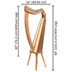 19 String Boru Harp