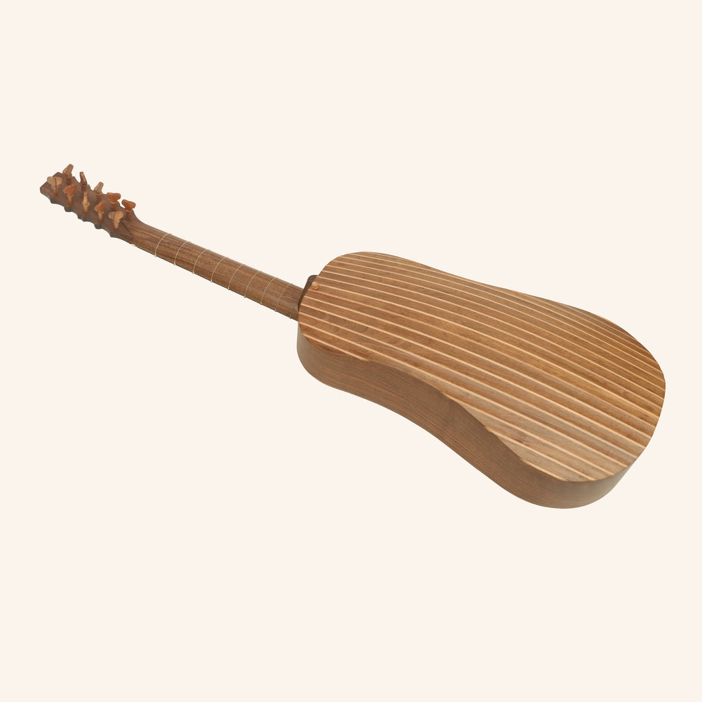 Heartland Sellas Baroque Guitar, 5 Course Walnut Left Hand