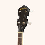 Heartland 4 String Banjo Closed Solid Back 17 Fret, Left Handed 4 String Irish Tenor Banjo Short Scale