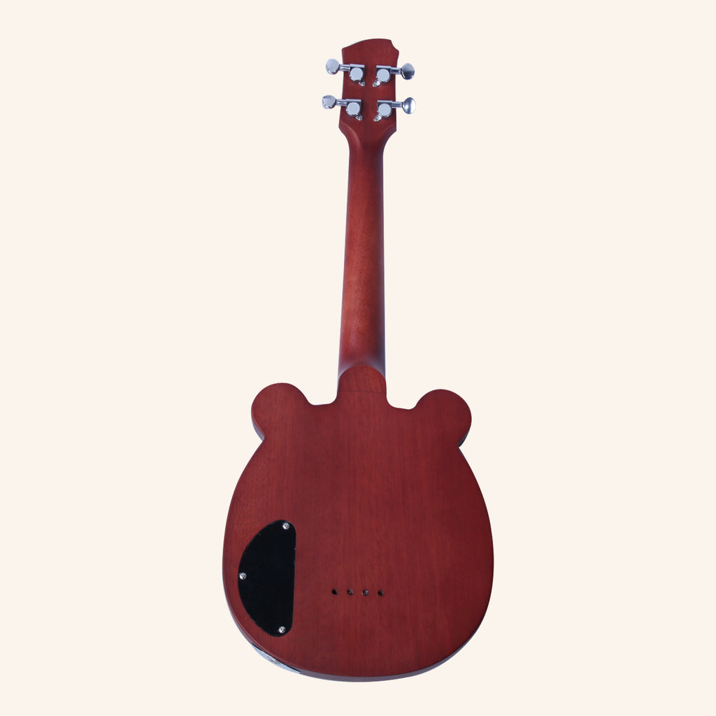 Panda Wood Electric Ukulele with Bag