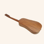 Heartland Sellas Baroque Guitar, 5 Course Left Hand Variegated Walnut Rosewood