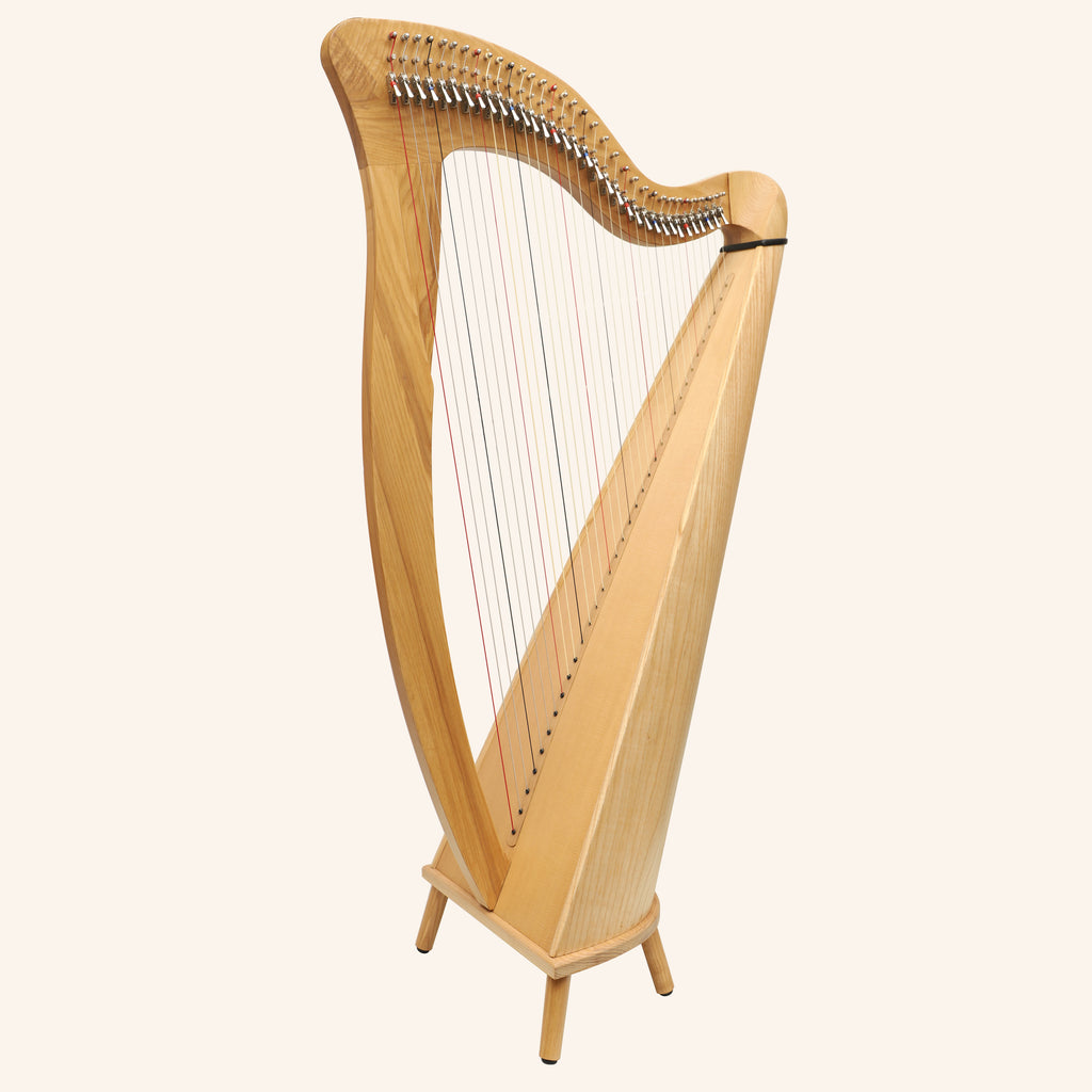 McHugh Harp 34 Strings Ashwood Round back