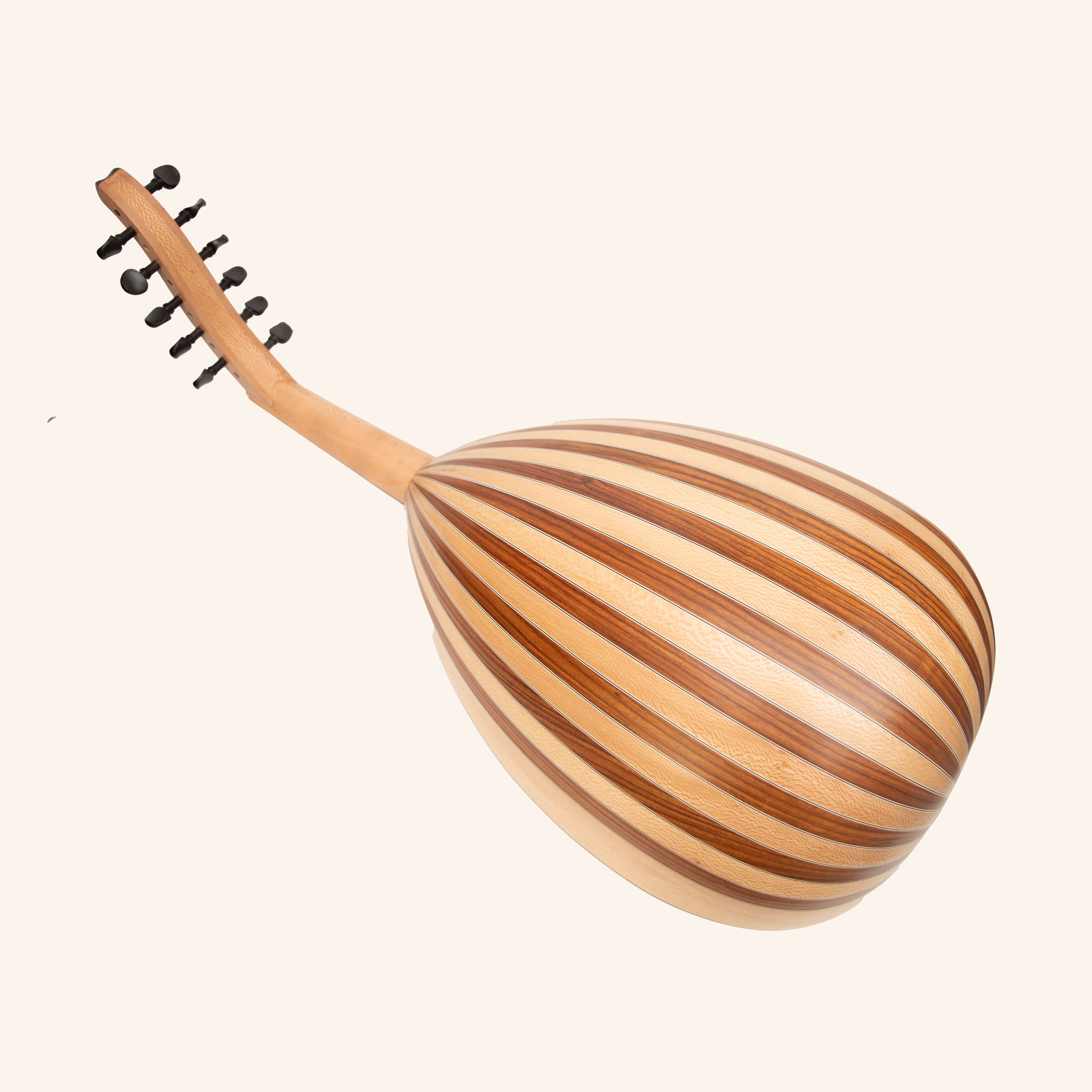 Turkish Oud, 11 Strings Variegated Rosewood Lacewood