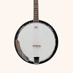 Heartland 4 String Banjo 19 Frets Irish Tenor Banjo 24 Bracket with Closed Solid Back