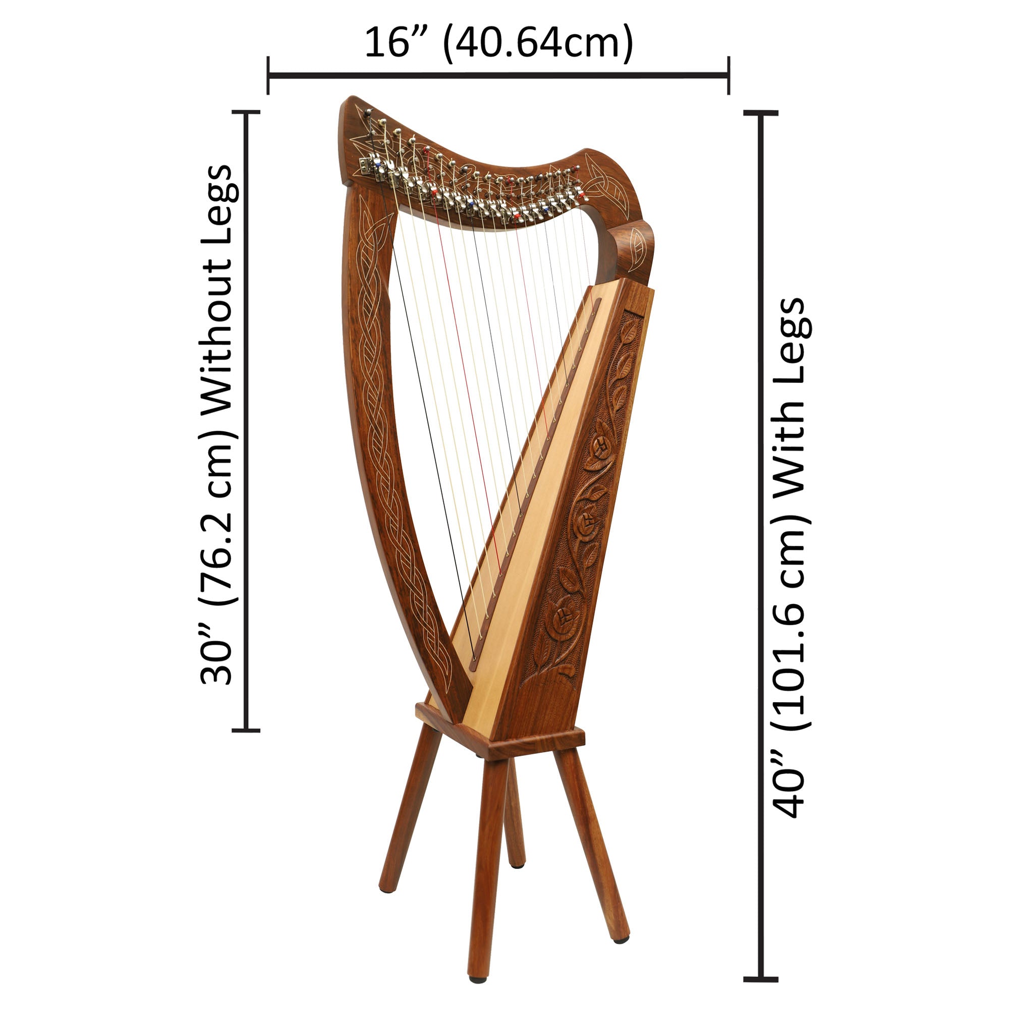 19 String Boru Harp