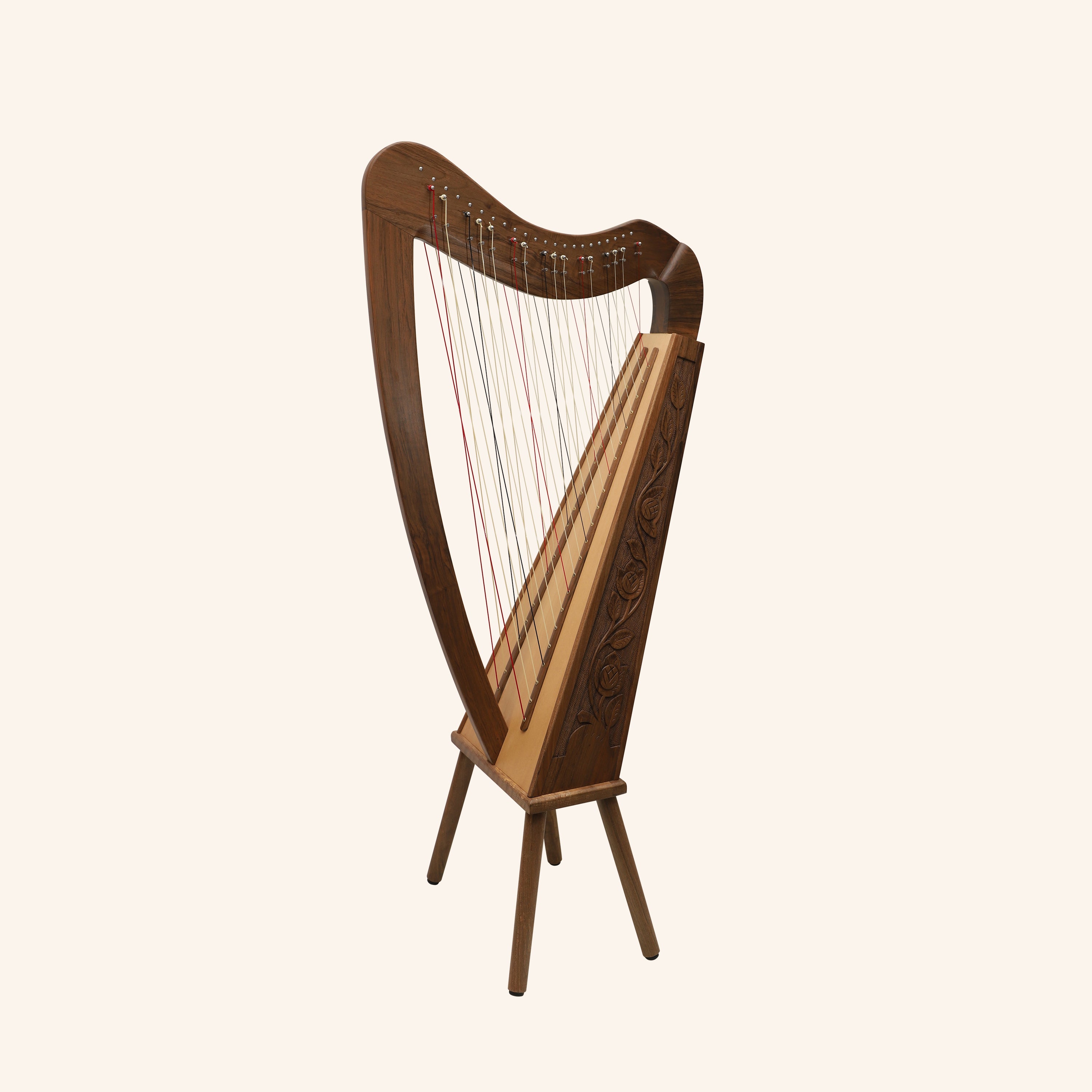 Cross Strung Harp, 38 String Walnut