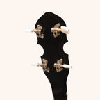 Heartland 4 String Banjo 19 Frets Irish Tenor Banjo Left Handed 24 Bracket With Closed Solid Back