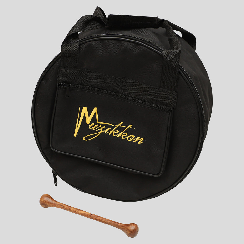 Muzikkon 15”x6" Premium Celtic Irish Bodhran with Easy Tune System Deep Rim T-BAR & Taped Finish