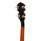 Heartland 4 String 17 Fret Irish Tenor Banjo Left Handed Player Series with Closed Solid Back Sunburst Finish