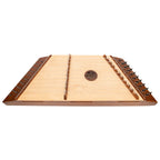Dulcimer Muzikkon cu o singură coardă, 10-9, lemn de trandafir ciocănit, cu ciocănele