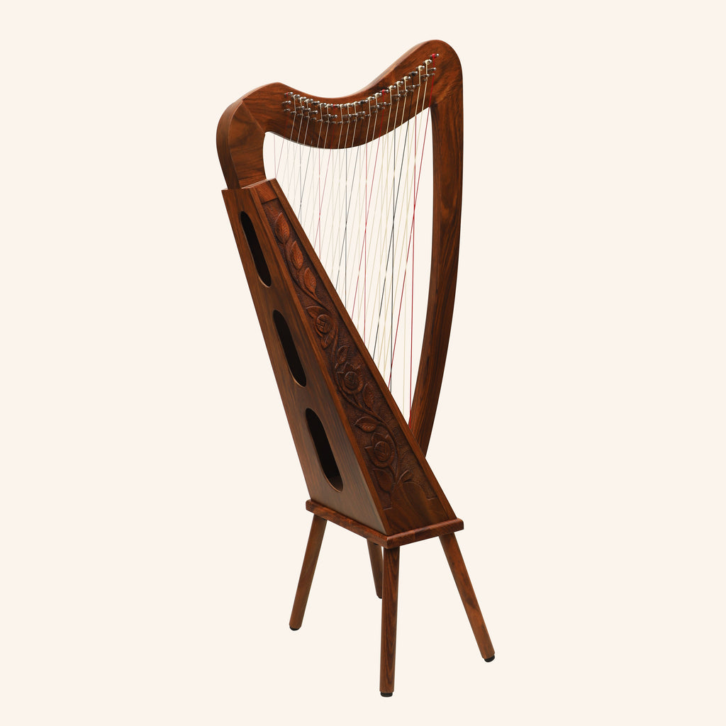 Cross Strung Harp, 38 String Rosewood