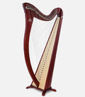 Camac Hermine Lever Harp, 34 Alliance Carbon Strings In Mahogany