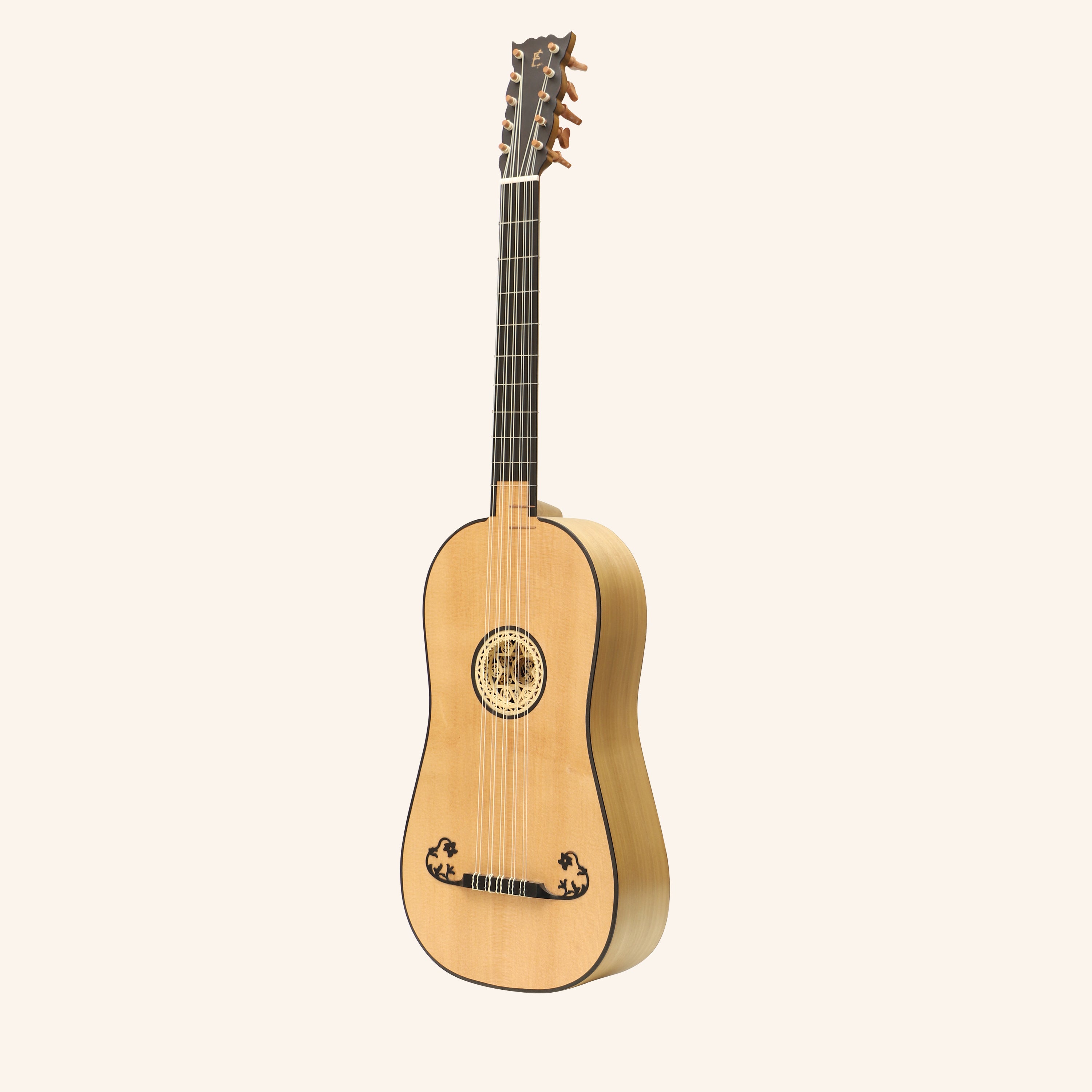 Luth Ébène Baroque Guitar After Voboam, 5 Course