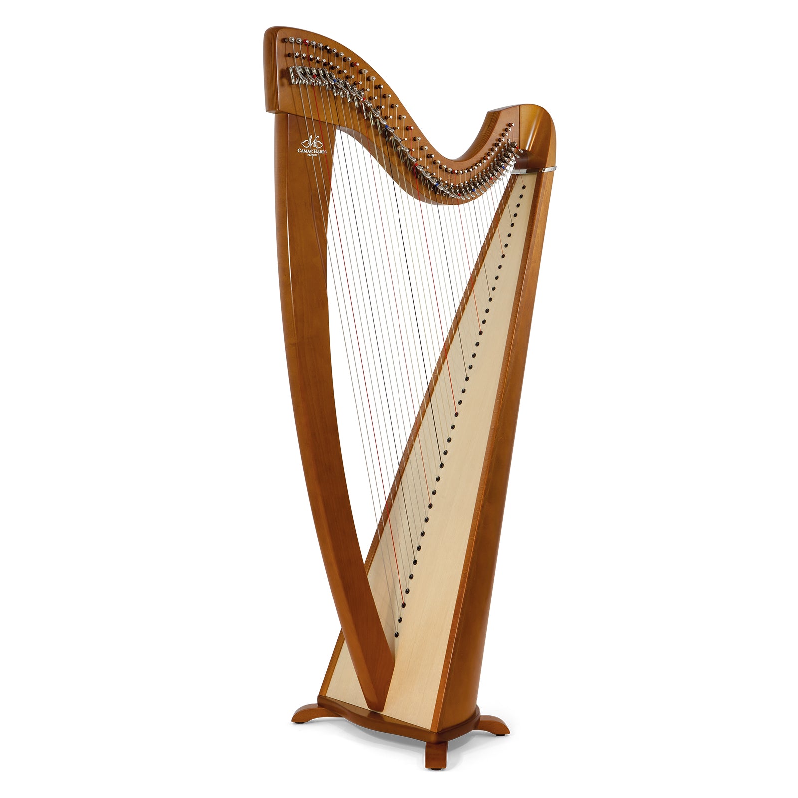 Camac Korrigan Harp 38 Gut Strings in Cherry