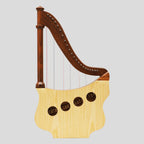 Lute Harp, 22 Strings Rosewood