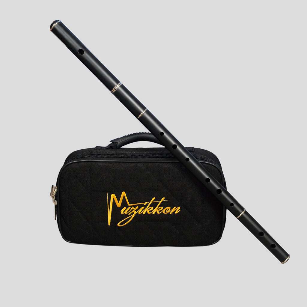 Muzikkon African Blackwood Irish flute with tuning slide