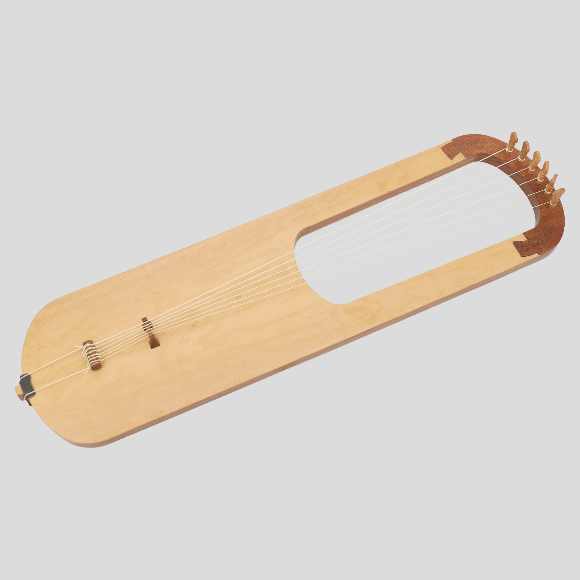 Muzikkon Anglo Saxon Lyre Harp After Prittlewell Lyre Mid 7th Century