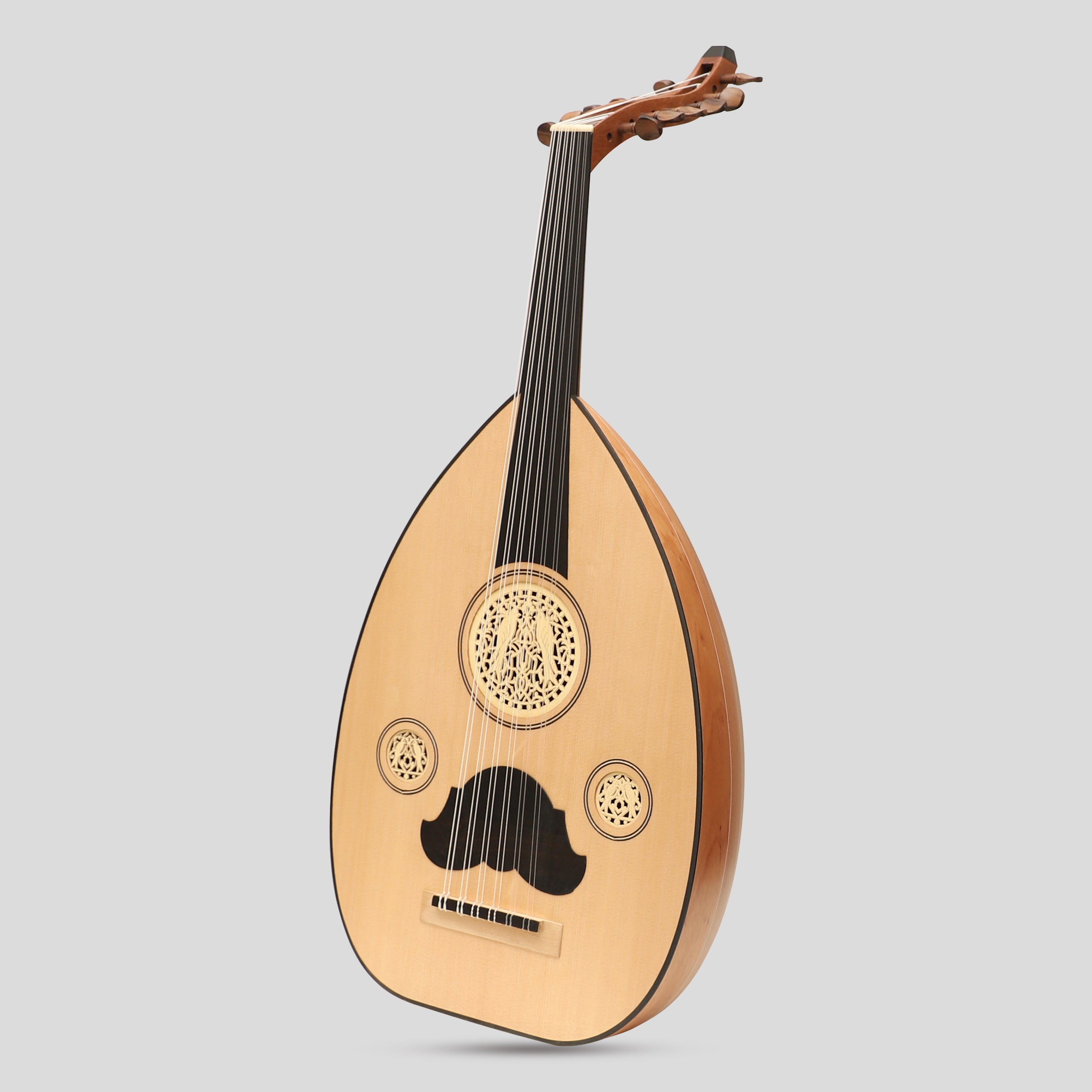 Muzikkon Arabic Oud, 12 String Mahogany