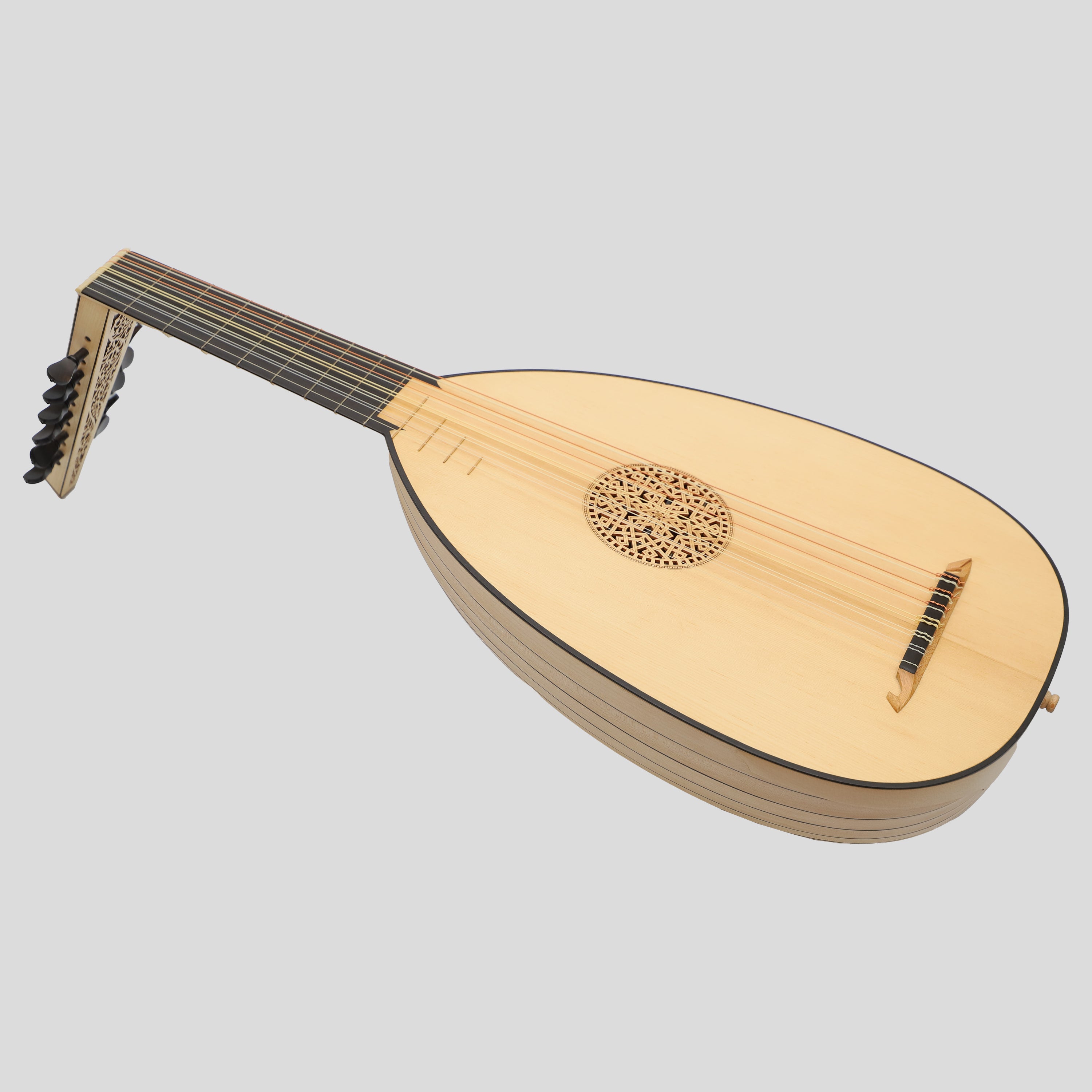 Muzikkon Renaissance Lute 7 Course Deluxe Left Hand After Hieber