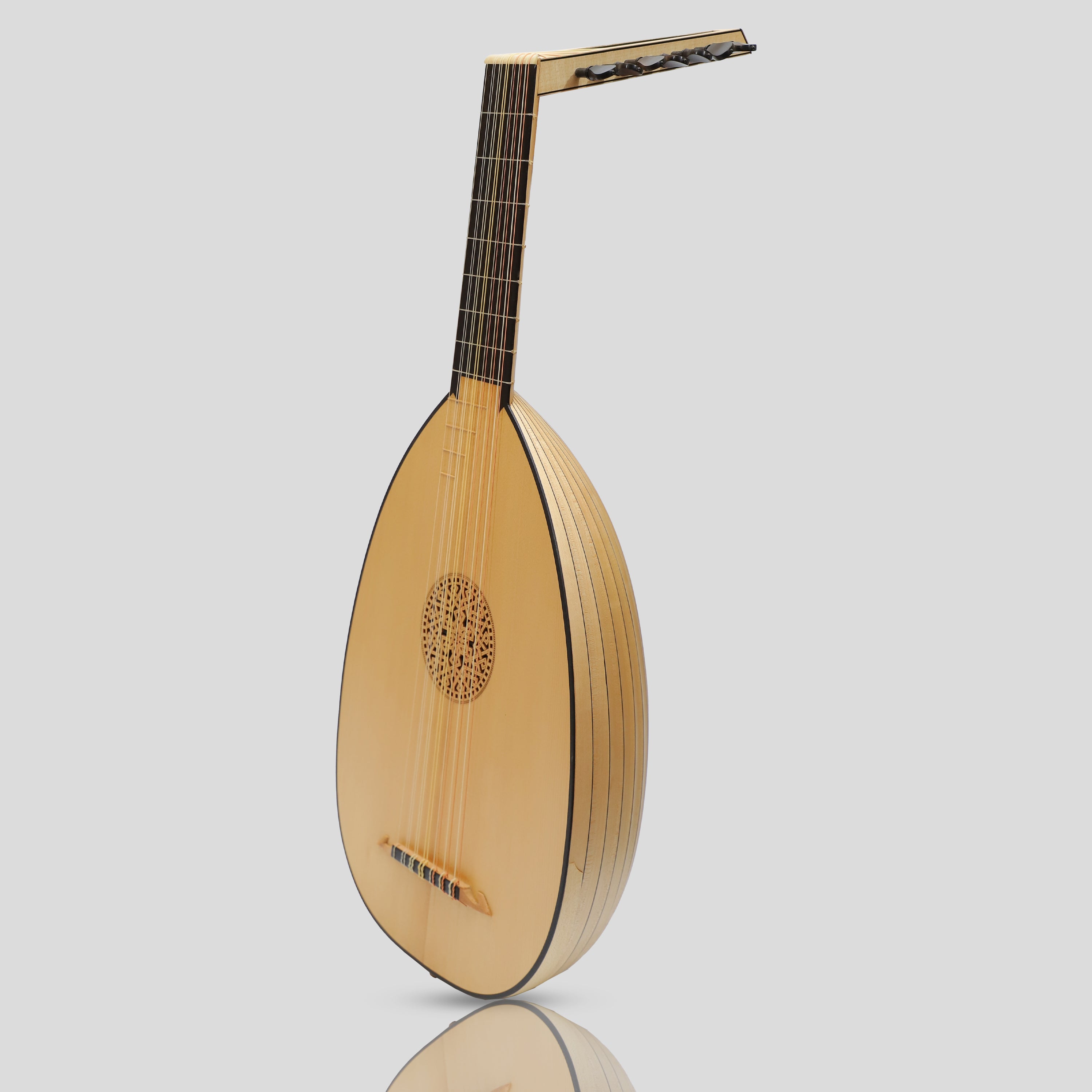 Muzikkon Renaissance Lute 7 Course Deluxe Left Hand After Hieber
