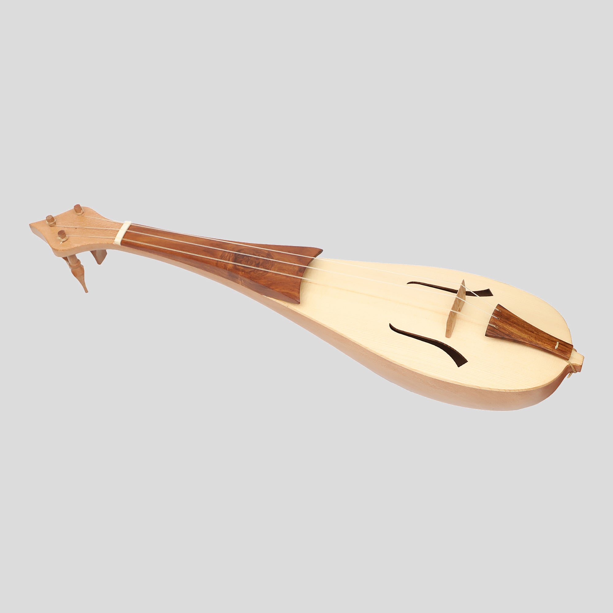Muzikkon Alto Rebec, 3 String Lacewood