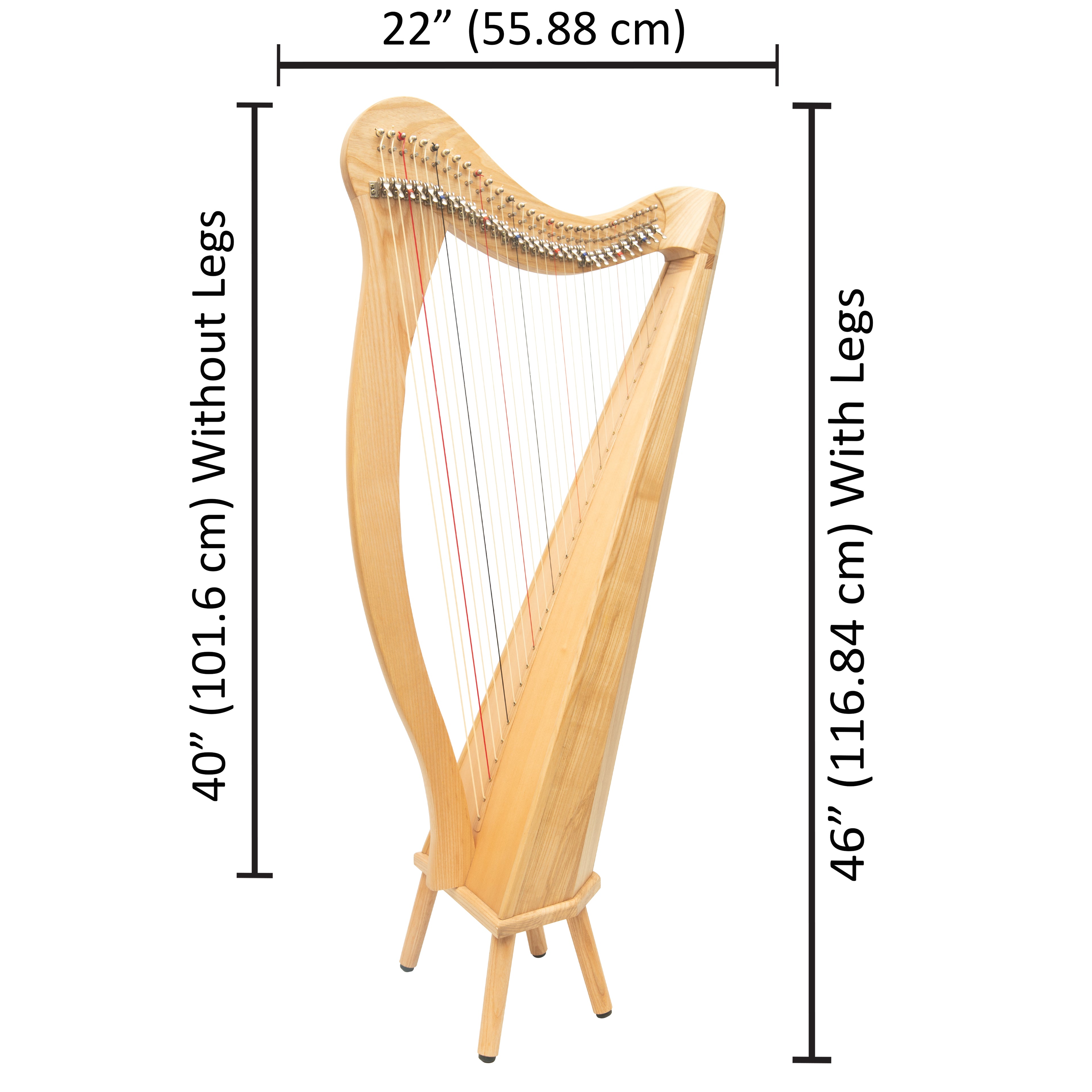 29 String Ard Ri Harp, Celtic Harp