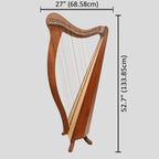 36 String Ard Ri Harp