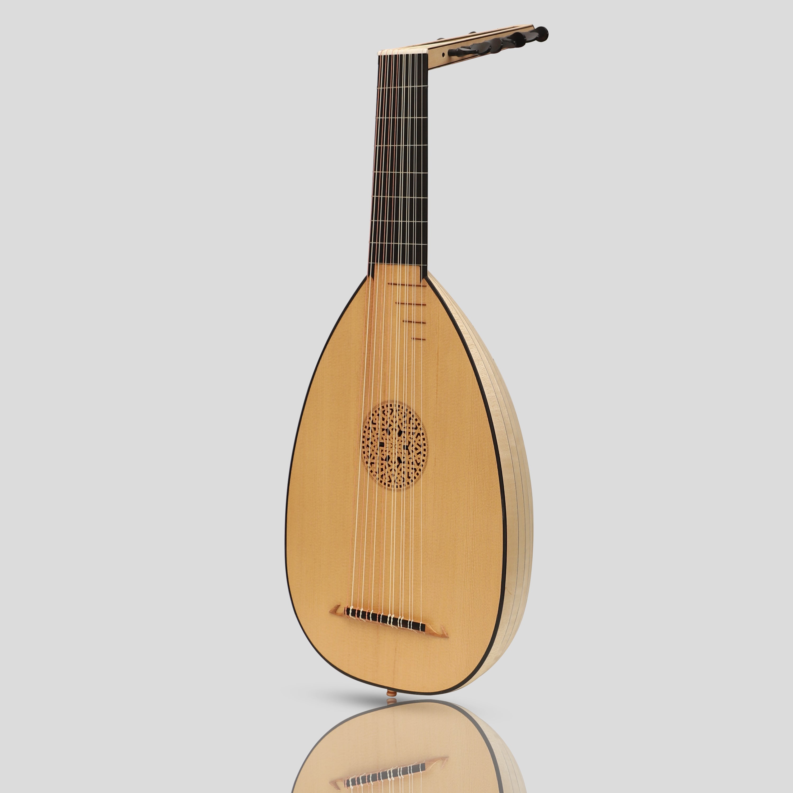 Muzikkon Renaissance Lute 8 Course Deluxe Right Hand After Hieber