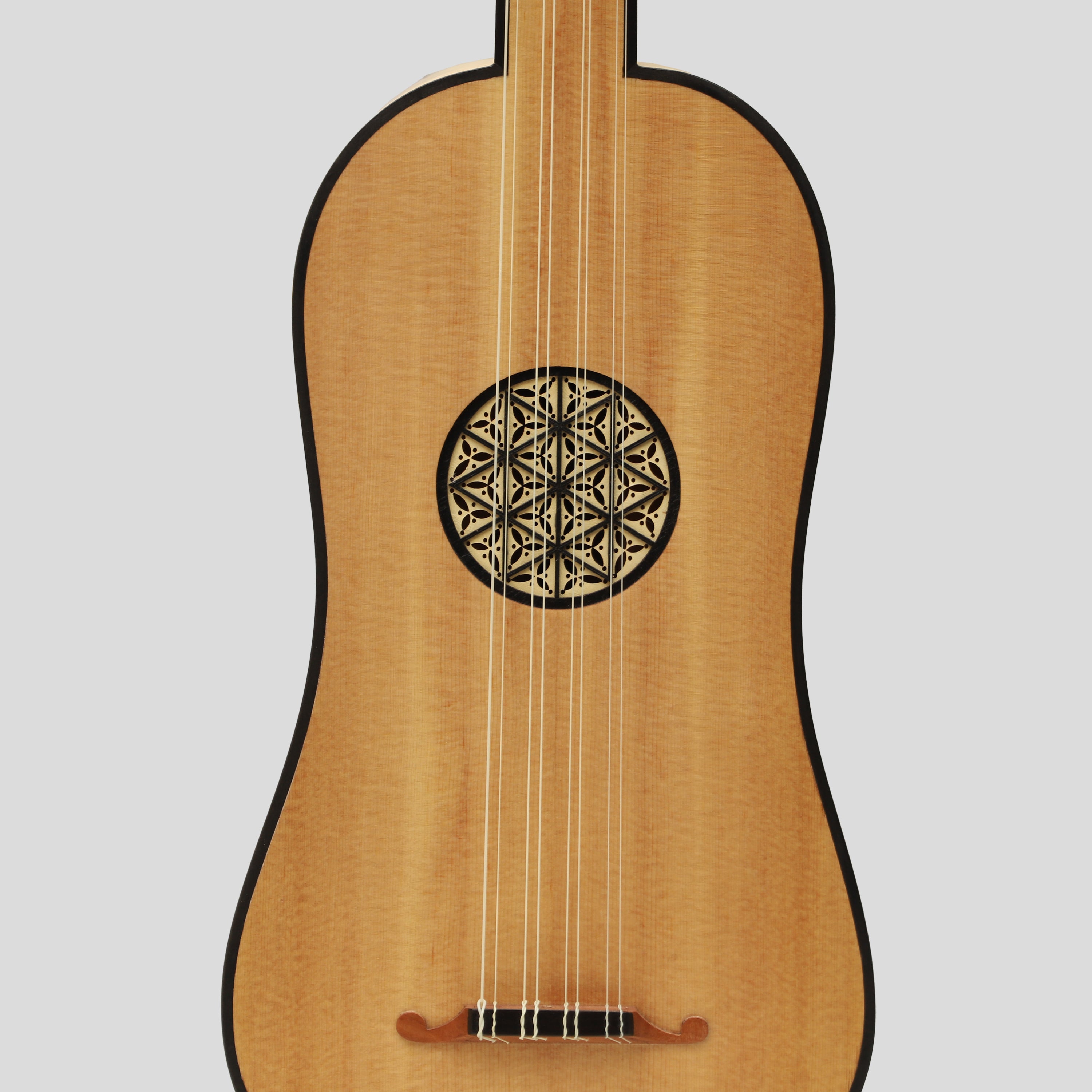 Luth Ébène Renaissance Guitar, 4 course (1st course double string)