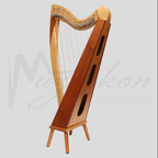 McHugh Atlas Harp 29 String Ash and Mahogany Squareback