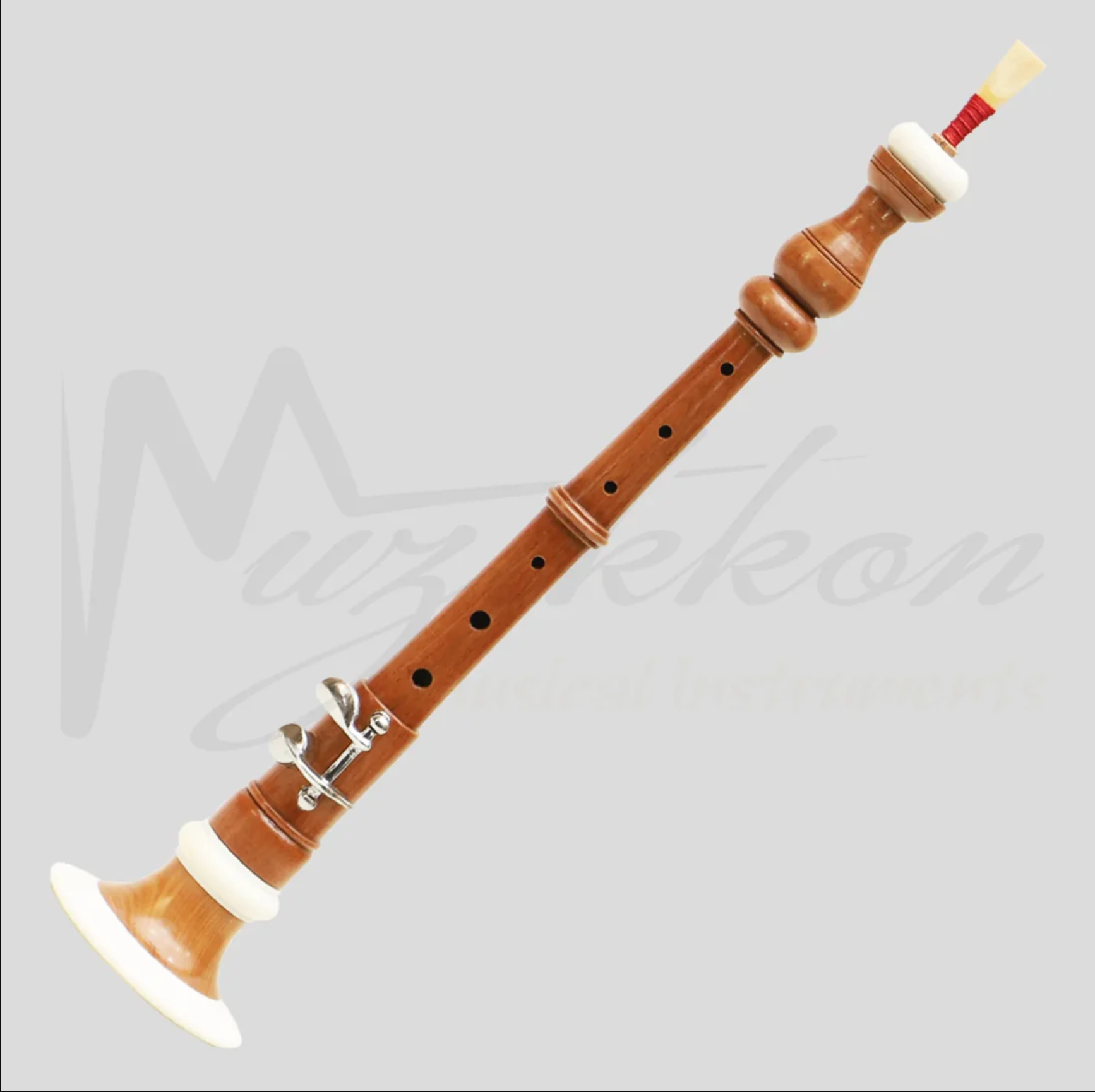 Muzikkon Bombard Chanter Satinwood 12.25 Inch With Reed