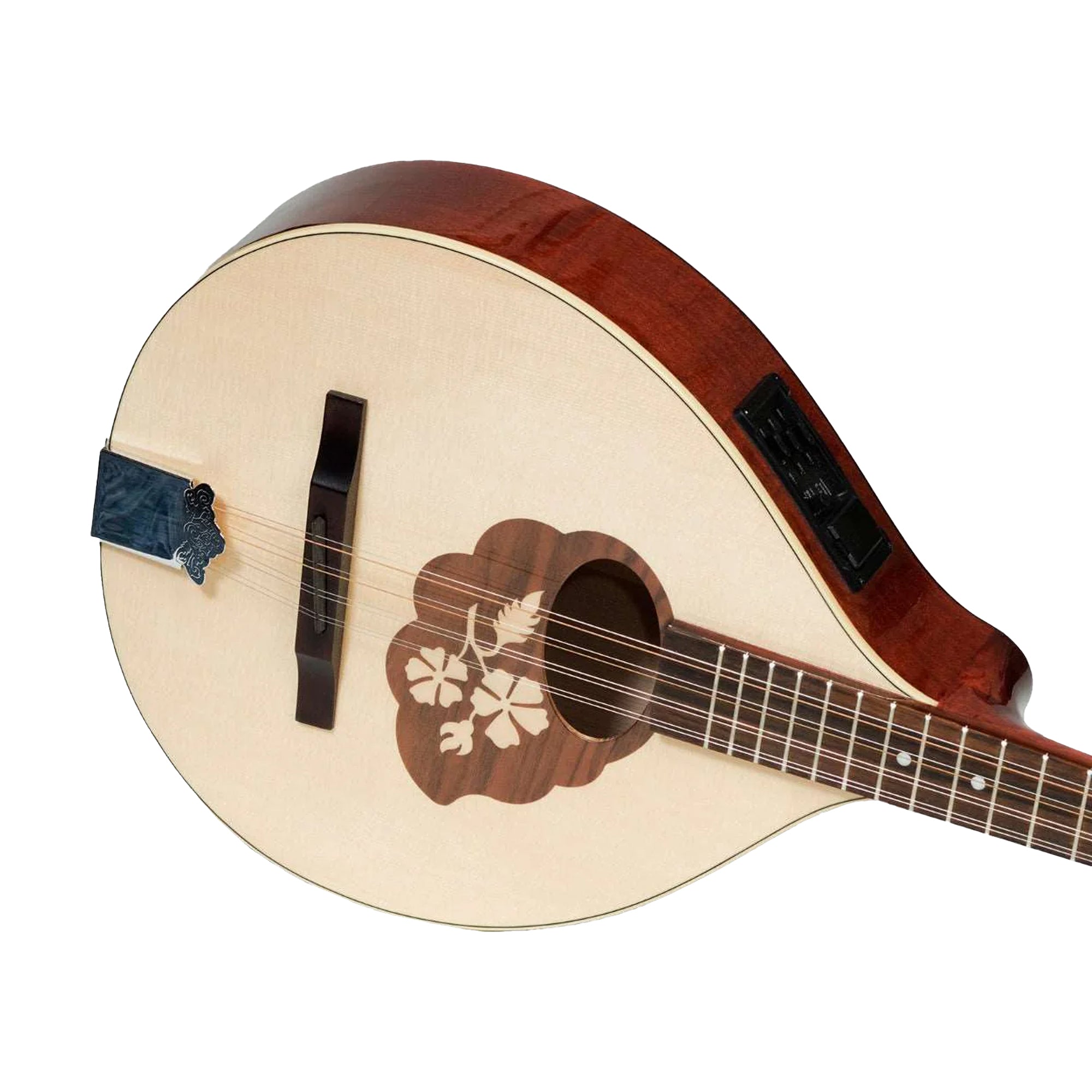 Traditional Irish Bouzouki With EQ,  8 Strings Maple Body with Spruce Top