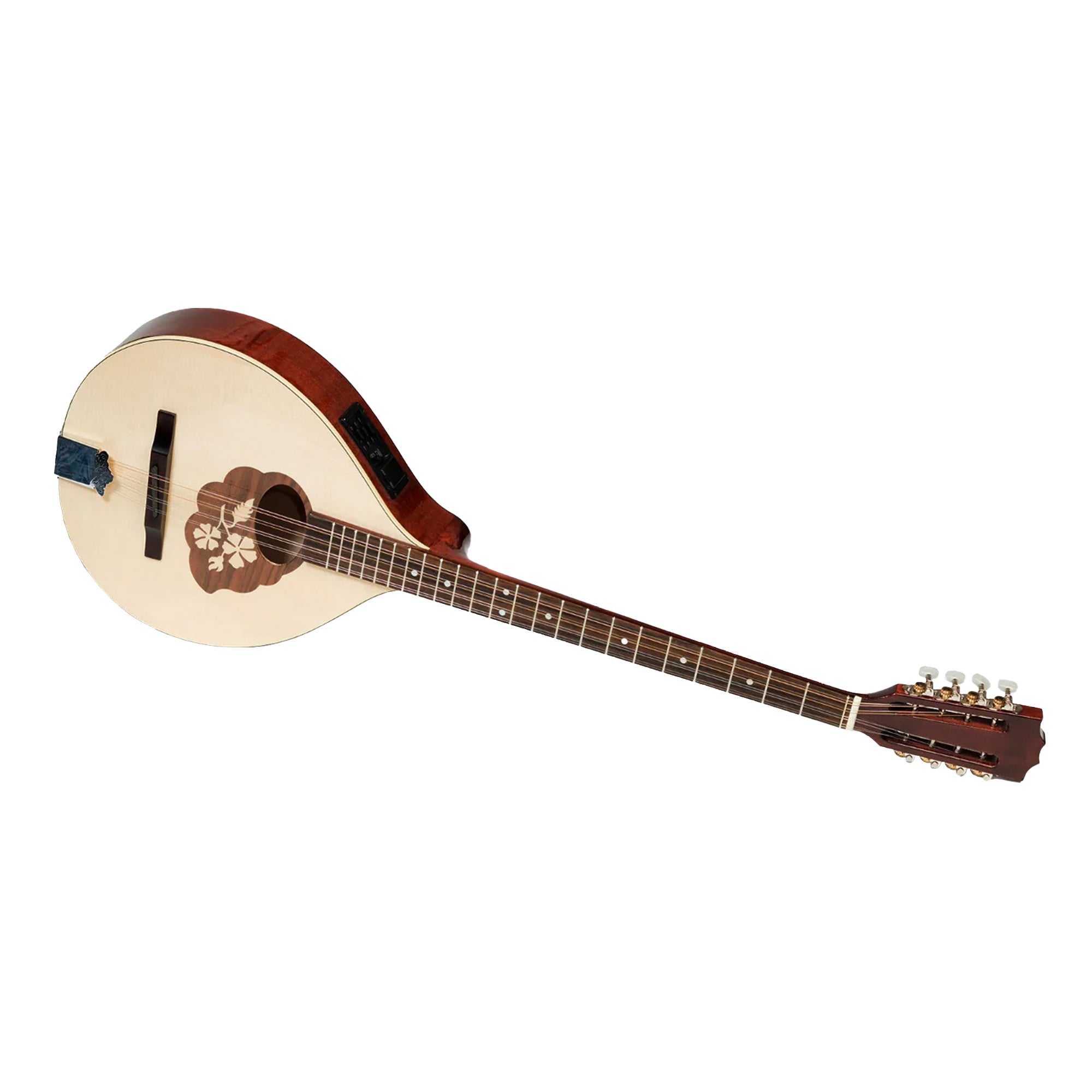 Traditional Irish Bouzouki With EQ,  8 Strings Maple Body with Spruce Top