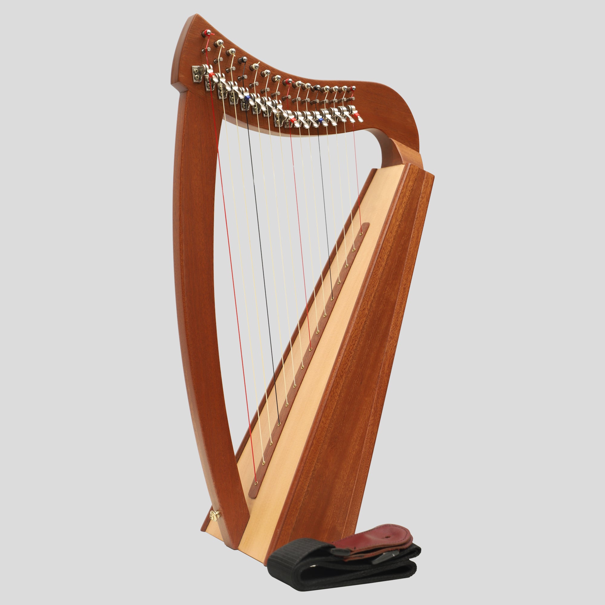 15 String Trinity Harp With Sharpening Levers & Complete Kit