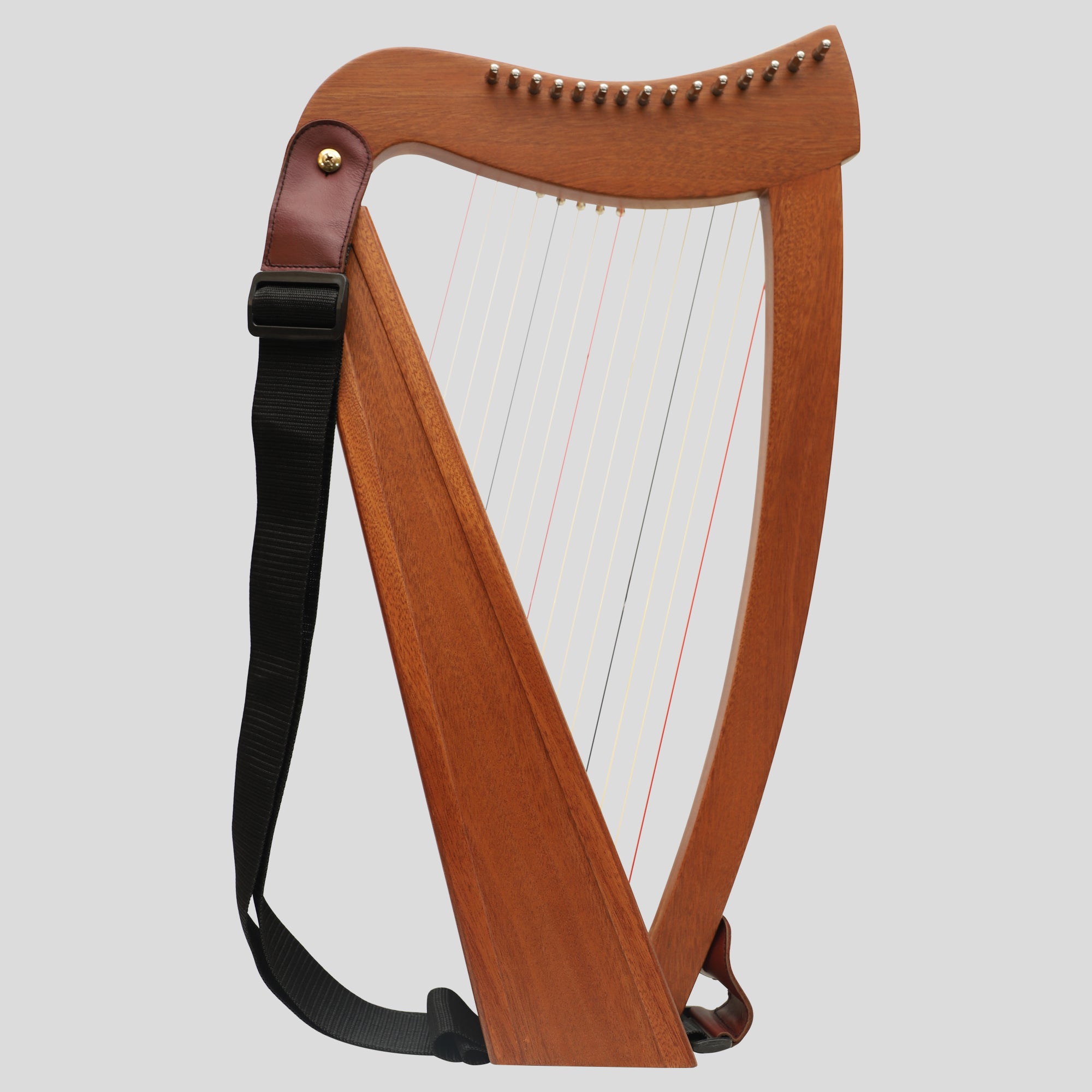 15 String Trinity Harp With Sharpening Levers & Complete Kit