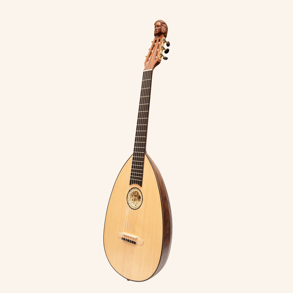 MUZIKKON LUTE GUITAR, 6 STRING ROSEWOOD