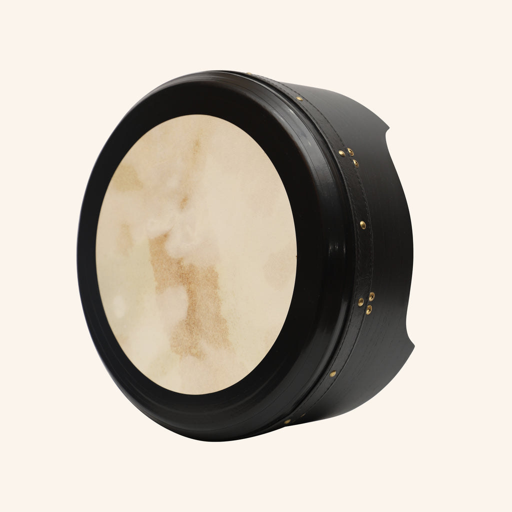Muzikkon 14"X6" Heartland Tunable Irish Bodhran Drum Deep Rim with T-BAR & Taped Finish Deep Tune