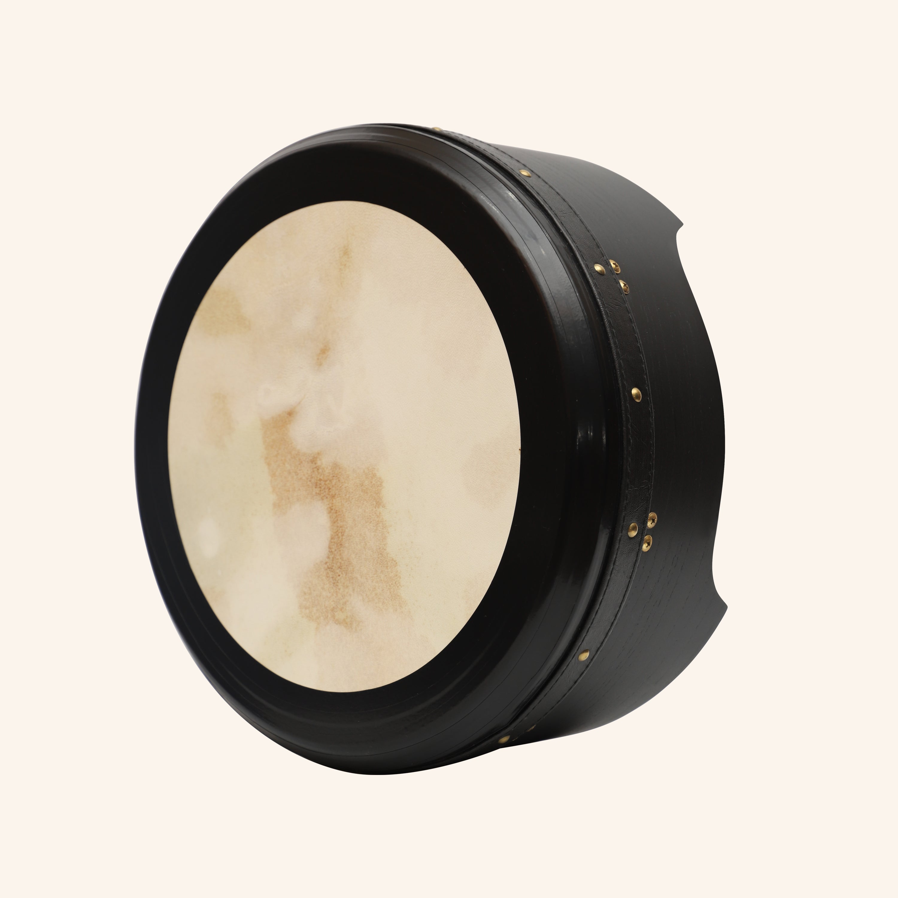 Muzikkon 14"X6" Heartland Tunable Irish Bodhran Drum Deep Rim with T-BAR & Taped Finish Deep Tune