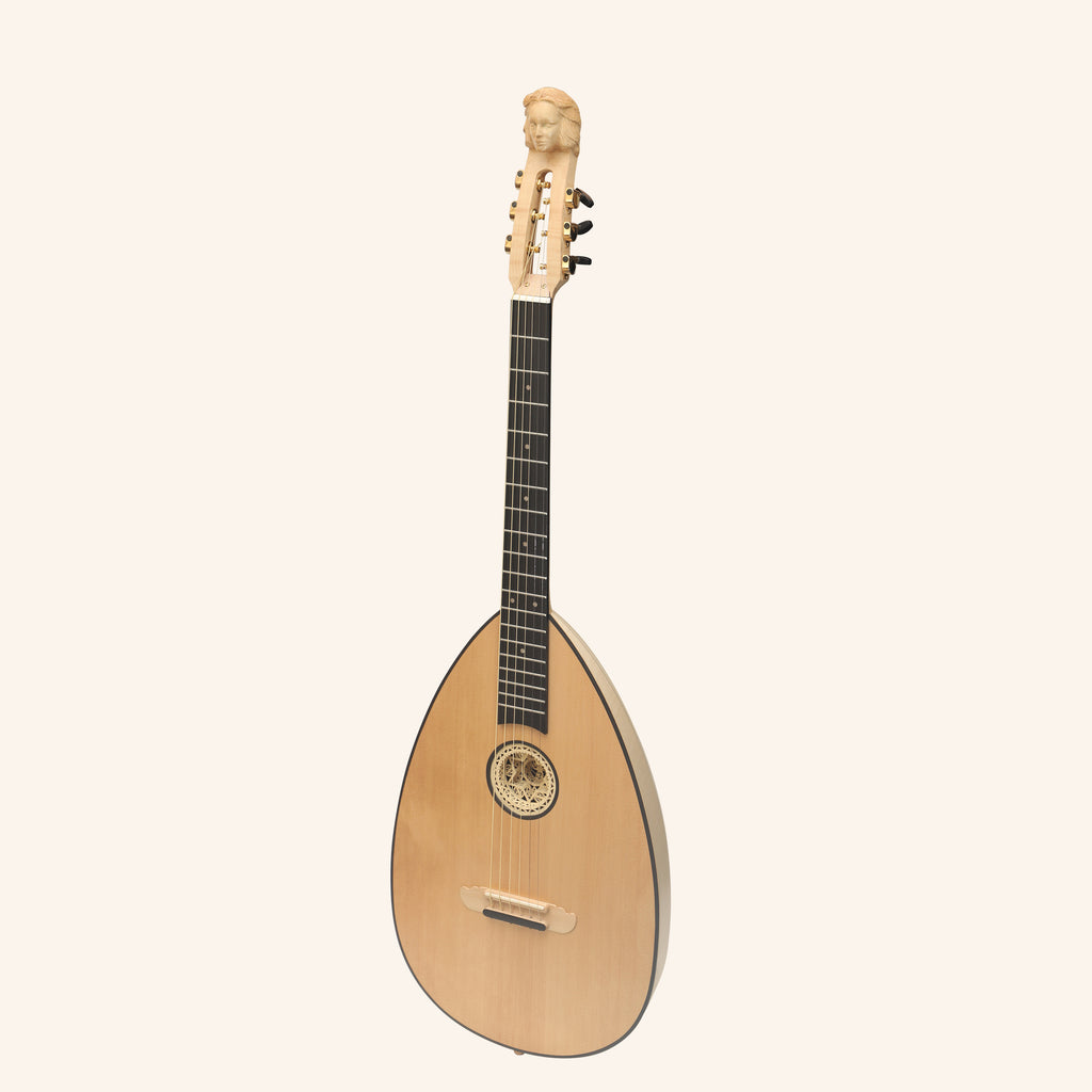 MUZIKKON LUTE GUITAR, 6 STRING MAPLE