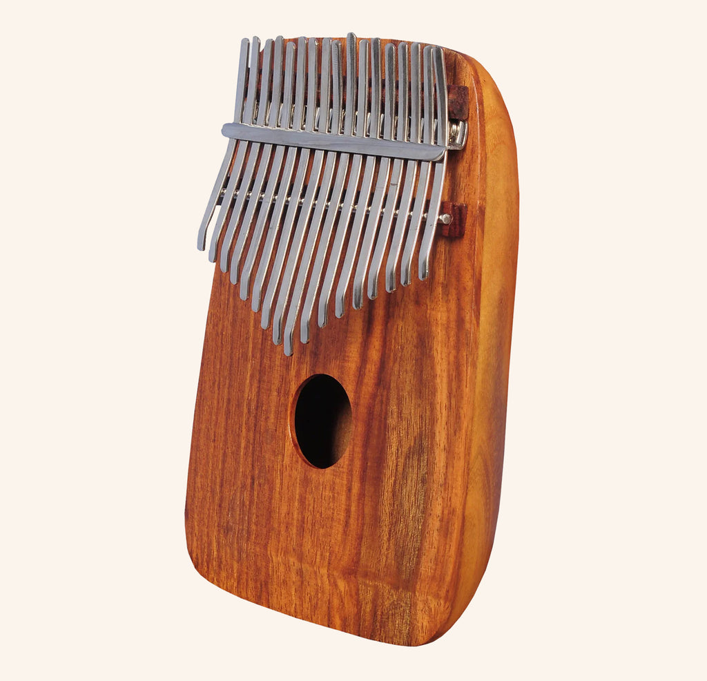 Heartland Mulberry Round back Thumb Piano, African Kalimba, Mbira with Rosewood Top