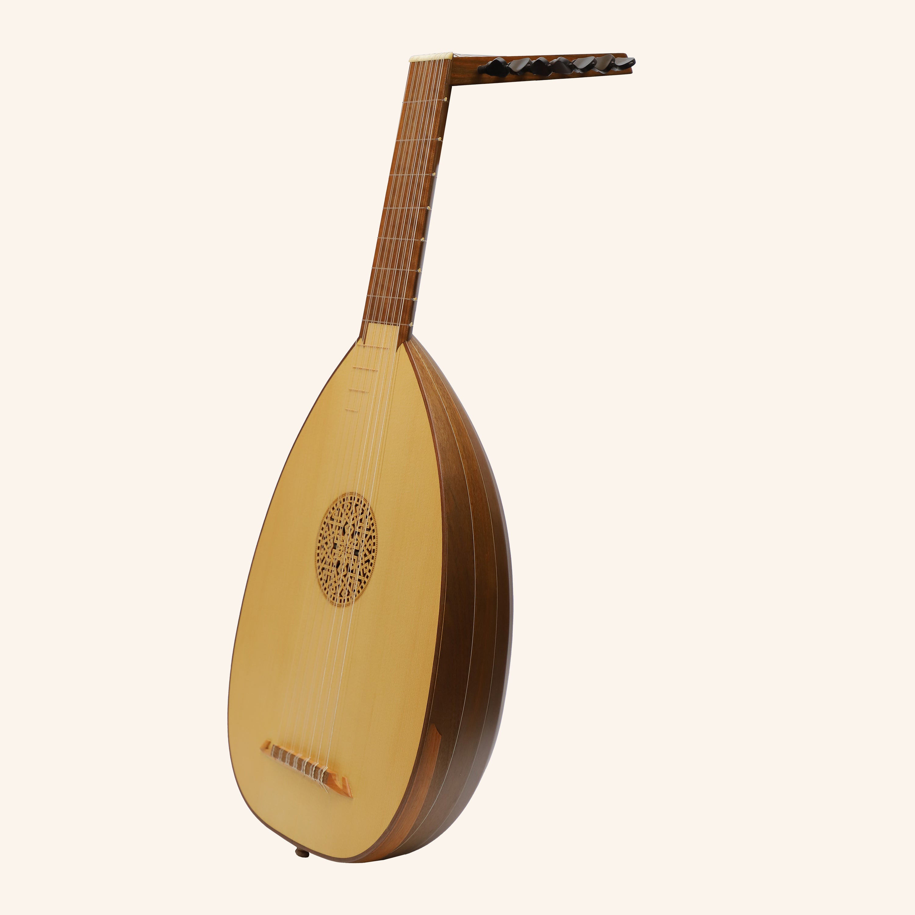 Muzikkon Renaissance Lute 7 Course Left Hand After Hieber