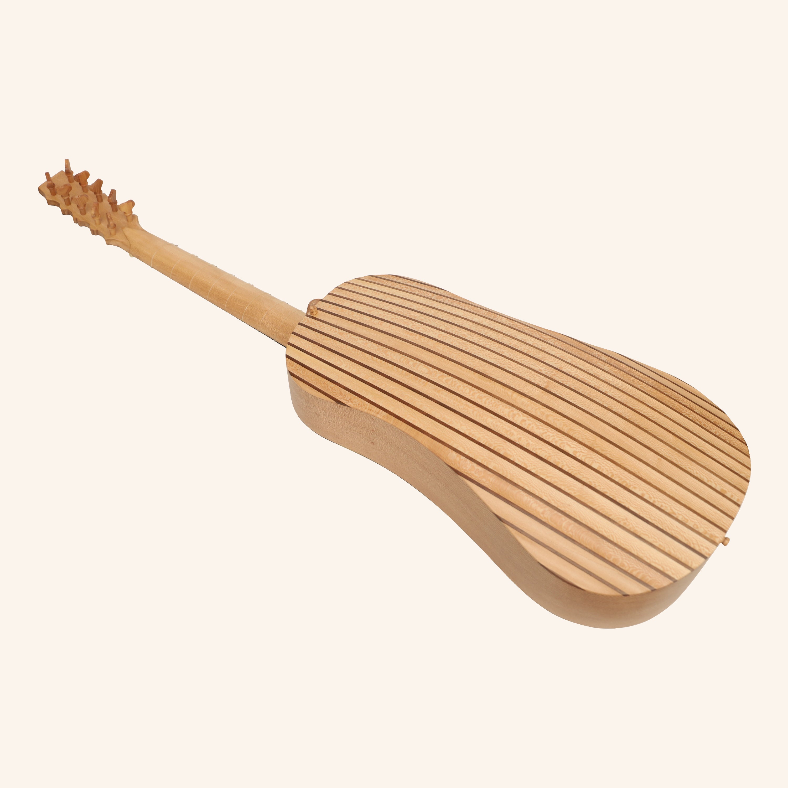 Heartland Sellas Baroque Guitar, 5 Course Lacewood