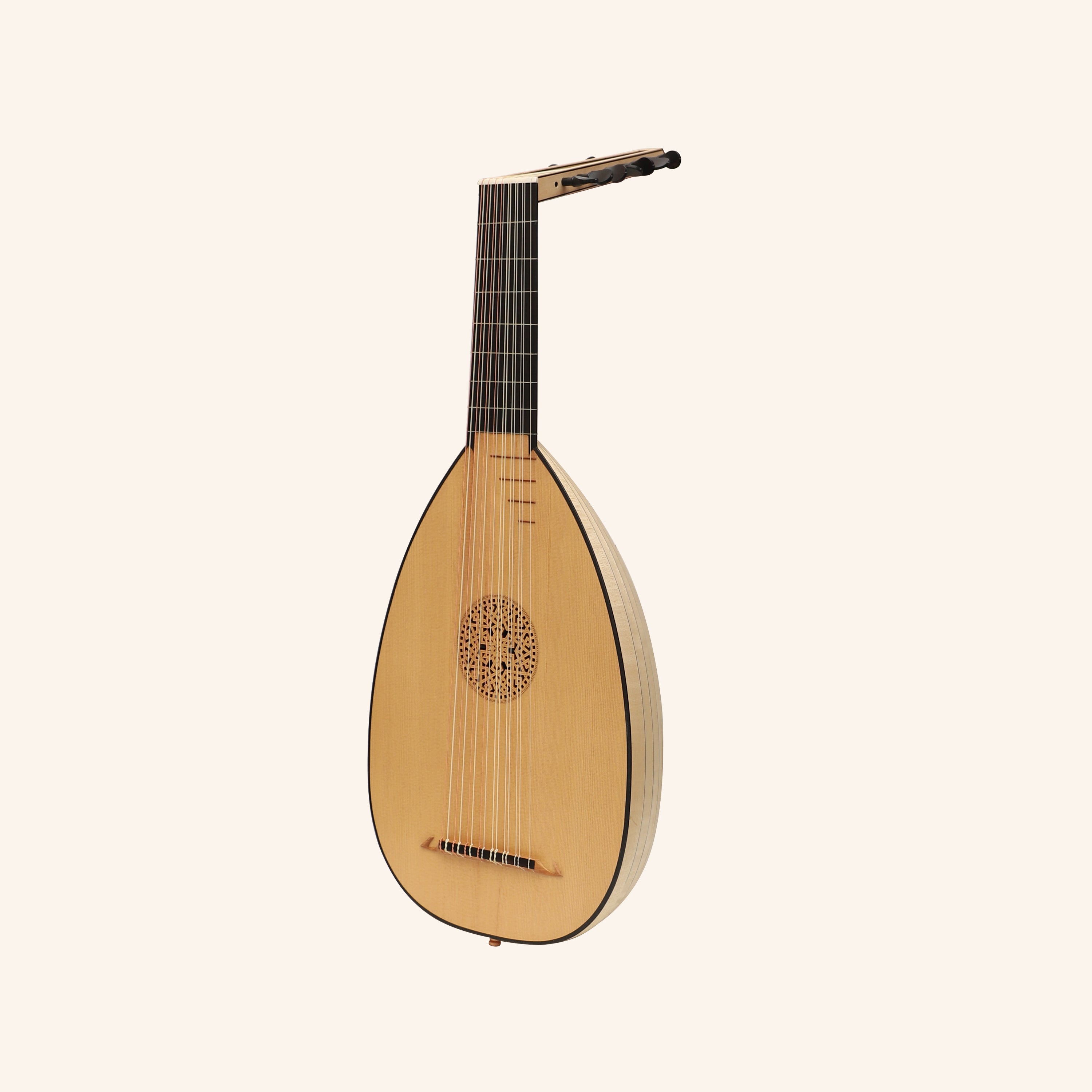 Muzikkon Renaissance Lute 8 Course Deluxe Right Hand After Hieber