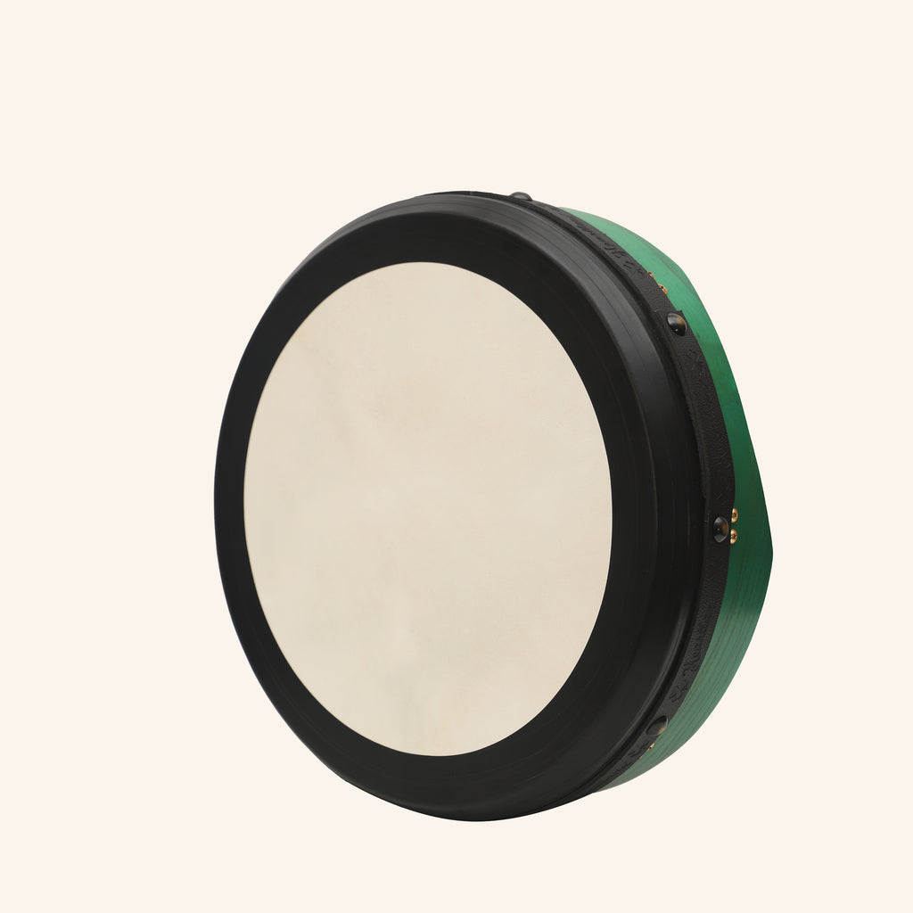 Muzikkon 16"X4" Heartland Tunable Irish Bodhran with T-BAR & Taped Finish Deep Tune