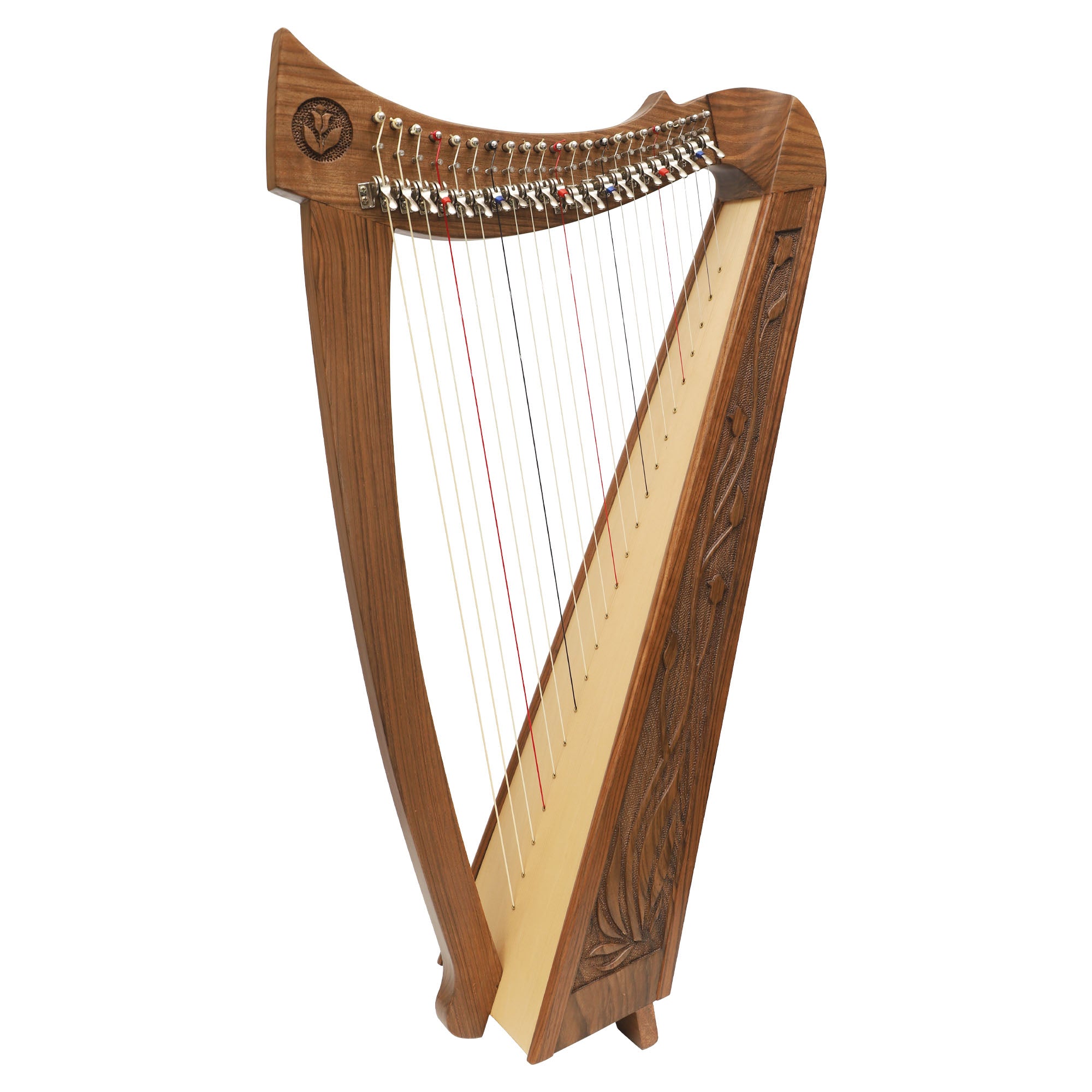 22 String Trinity Crested Harp, Celtic Lap Harp