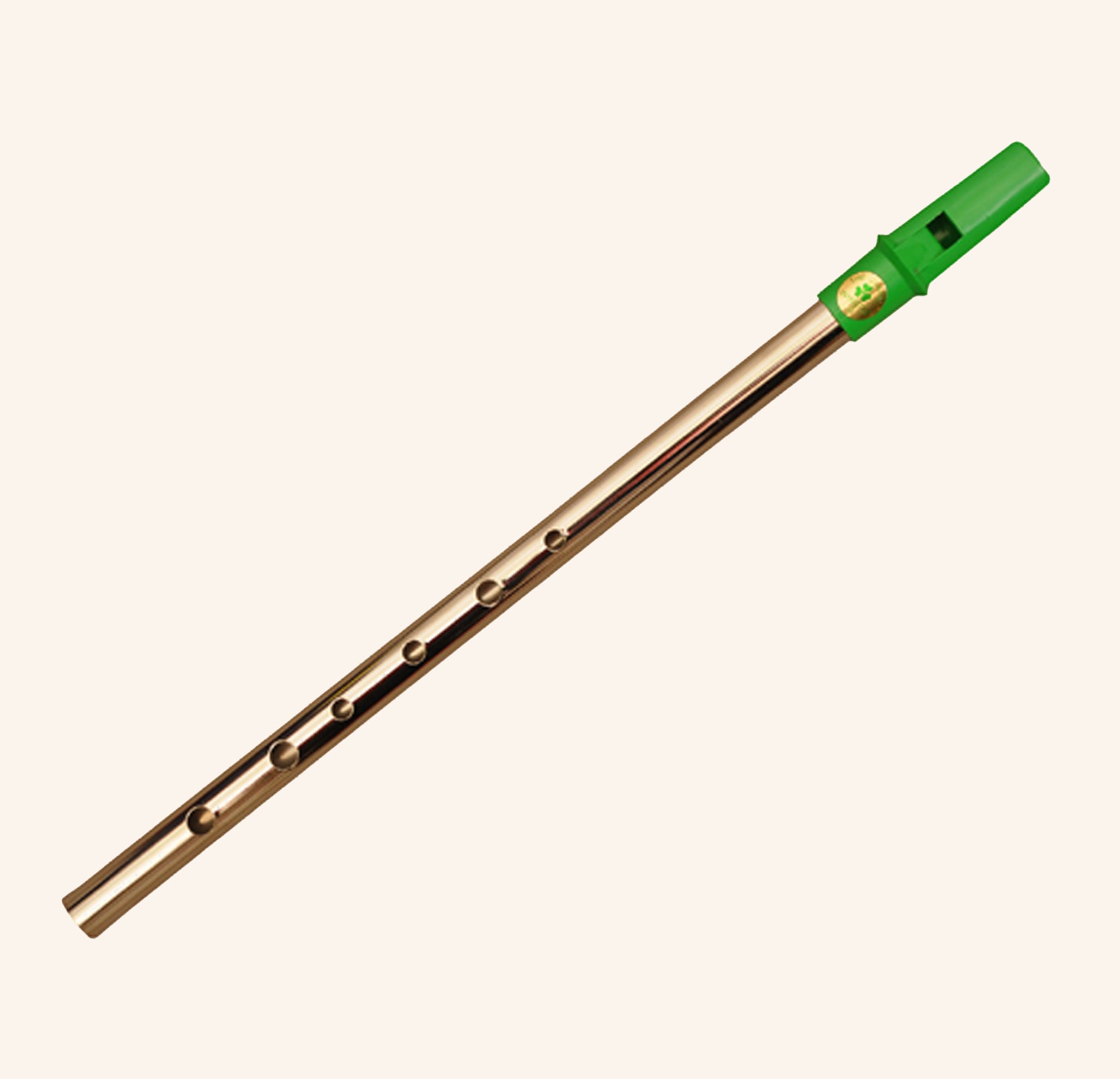 Clare Irish Tin Whistle in D Nickel Green